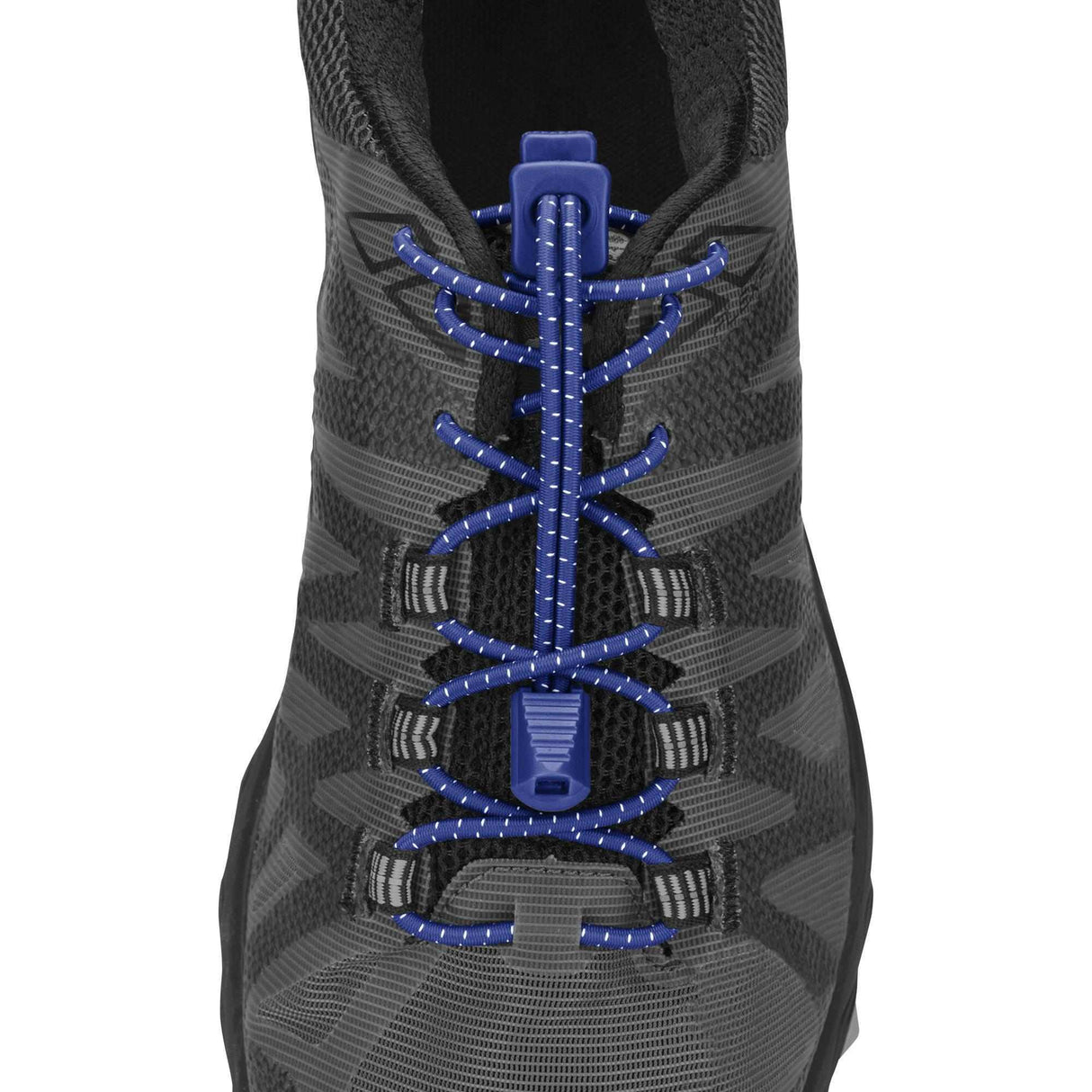 Nathan Sports Run Laces - Surf The Web Blue