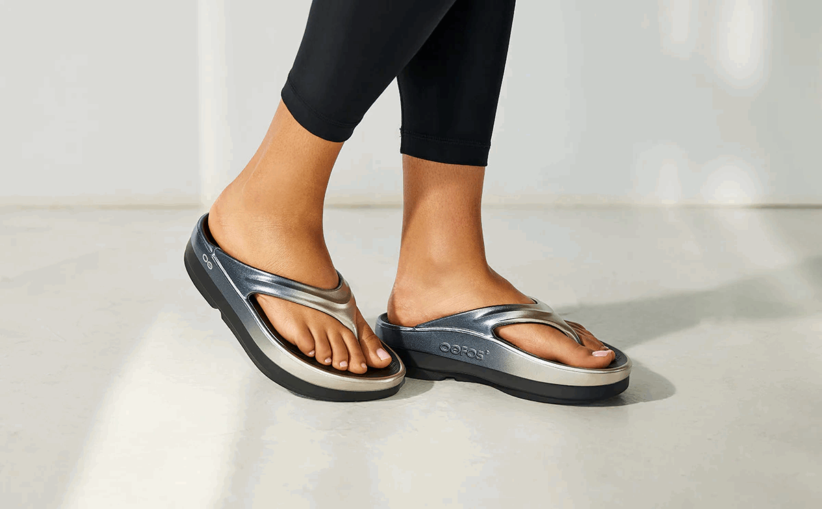 Buy OOFOS Women OOmega Luxe - Latte Fade for running in Singapore - Running Lab SG