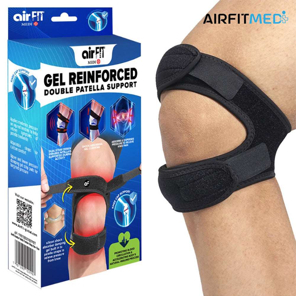 Buy AirFit Medi Gel Reinforced Double Patella Tendon Strap - One Size for running in Singapore - Running Lab SG