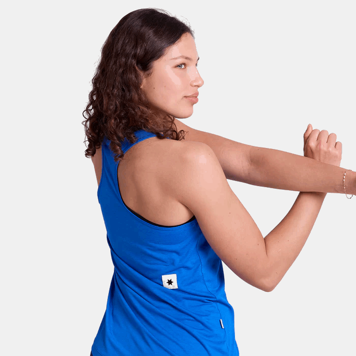 Buy SAYSKY Women Logo Combat Pro Singlet - Blue for running in Singapore - Running Lab SG
