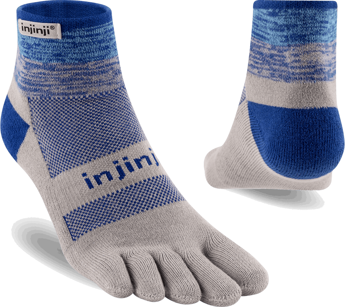 Injinji Trail Midweight Mini-Crew Coolmax - Neptune