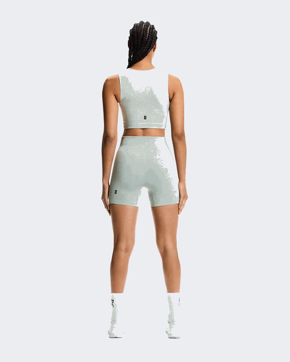 Buy On Women Studio Knit Crop - Mineral / Heather for running in Singapore - Running Lab SG