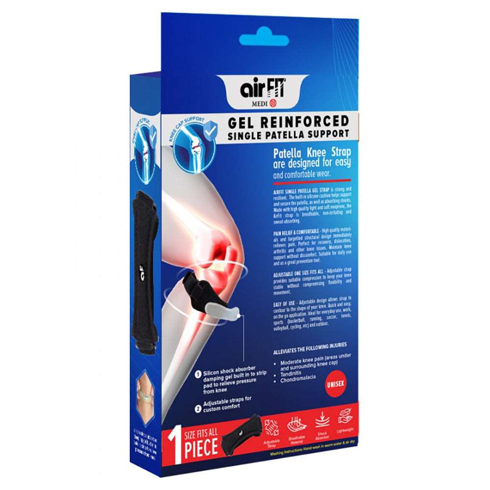 Buy AirFit Medi Gel Reinforced Single Patella Strap - One Size for running in Singapore - Running Lab SG