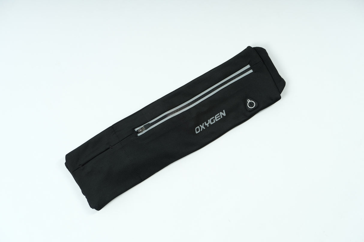 Oxygen Double Pocket Waist Belt - Black