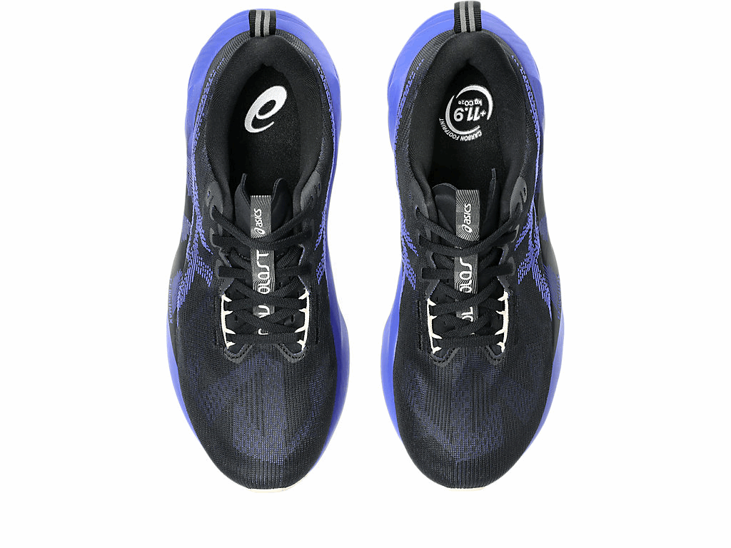 Buy ASICS Men Novablast 5 - Black / Cobalt Burst for running in Singapore - Running Lab SG