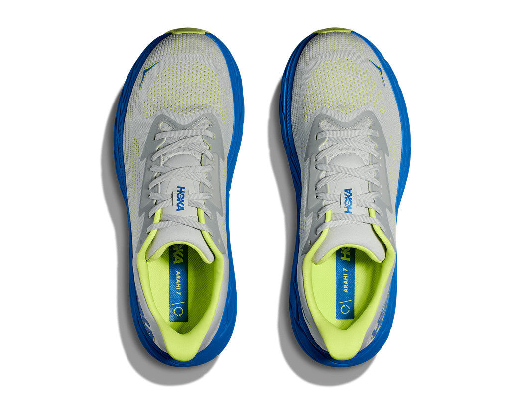 Buy HOKA Men Arahi 7 Wide - Stardust / Electric Cobalt for running in Singapore - Running Lab SG