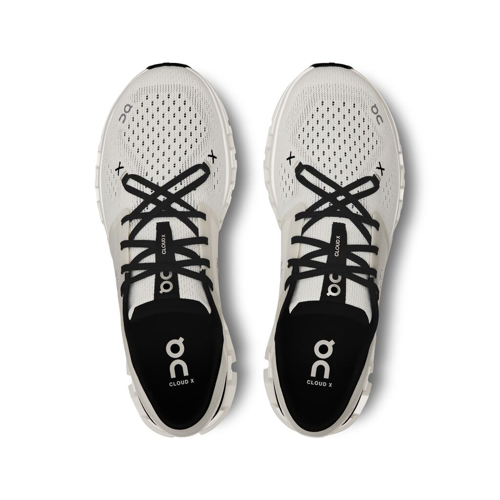 Buy On Women Cloud X 4 - Ivory / Black for running in Singapore - Running Lab SG