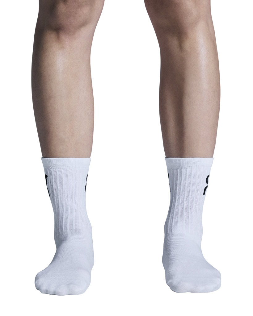 Buy On Unisex Logo Sock High 3-Pack - White for running in Singapore - Running Lab SG