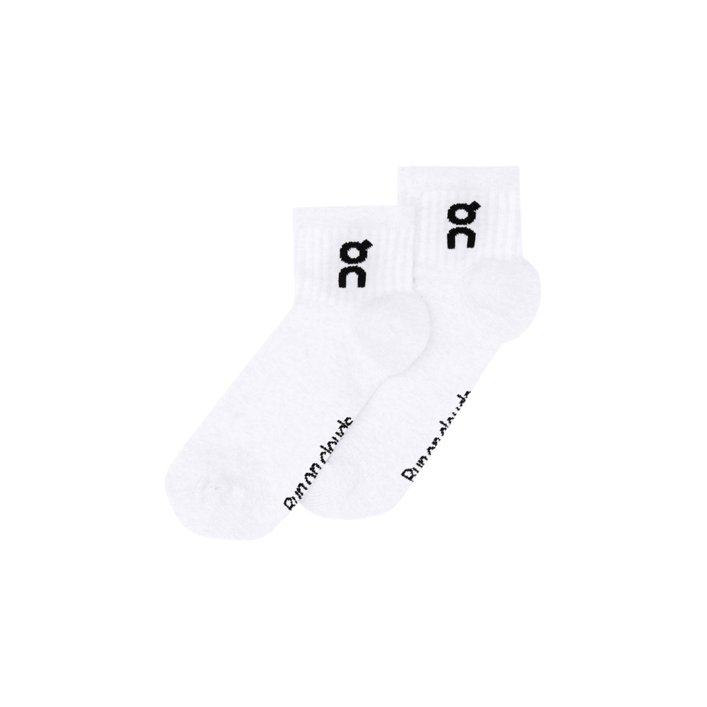Buy On Unisex Logo Sock Mid 3-Pack - White for running in Singapore - Running Lab SG