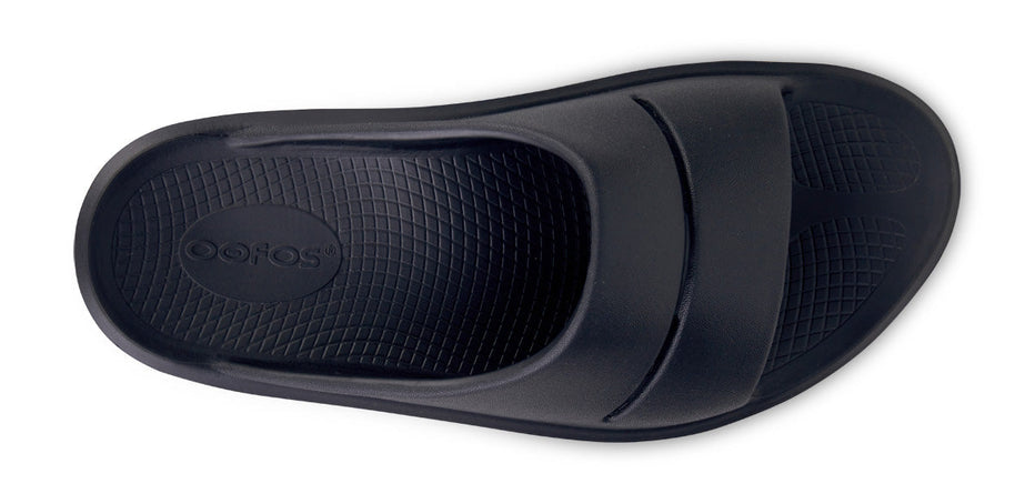 Buy OOFOS Women OOmega OOahh Slide - Matte Black for running in Singapore - Running Lab SG