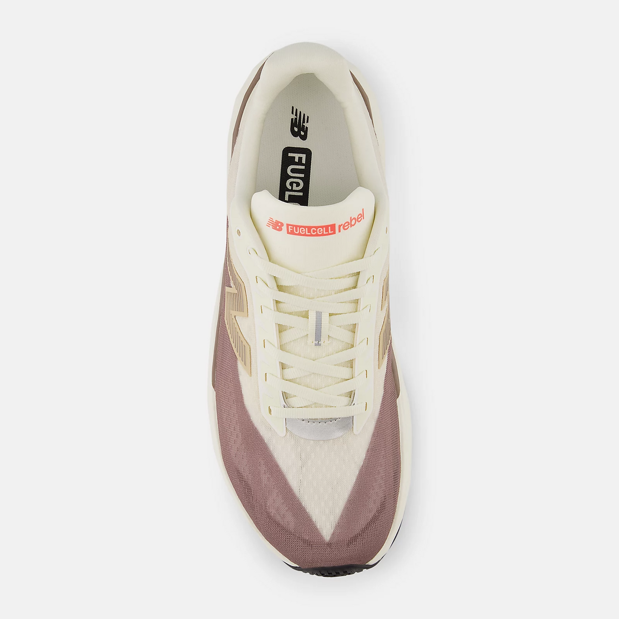 New Balance Women FuelCell Rebel V5 - Angora / Earth Shadow