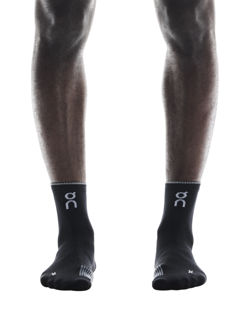 Buy On Unisex Performance Run Sock Mid - Black / Eclipse for running in Singapore - Running Lab SG