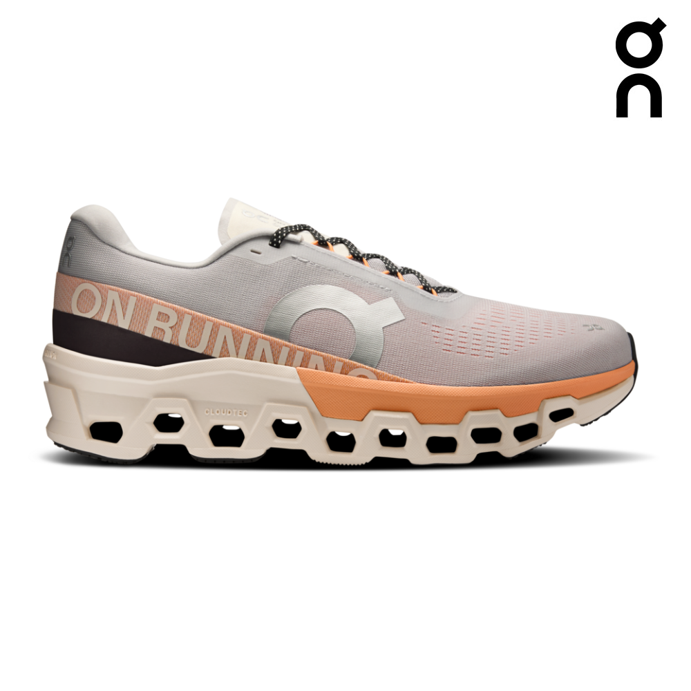 On Men Cloudmonster 2 - Glacier / Tangerine