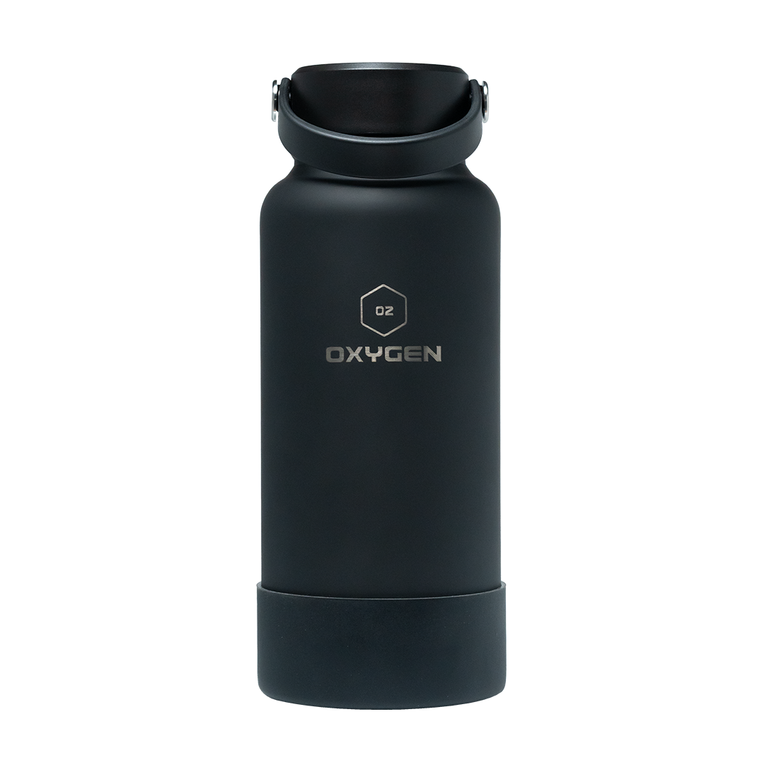 Oxygen Talon 1000ml Stainless Steel Bottle - Black