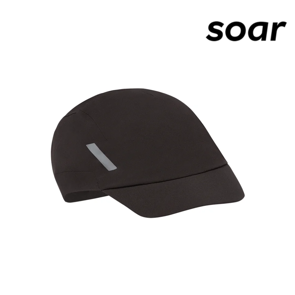 SOAR Running Unisex Ultra Race Cap - Black