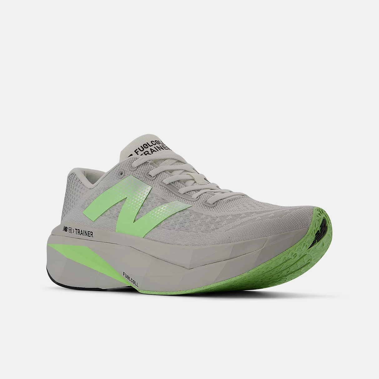 New Balance Men FuelCell SuperComp Trainer V3 - Grey Matter / Mint Flash