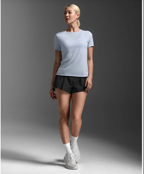 2XU Women Aero Mesh Tee - Halogen / Halogen Reflective