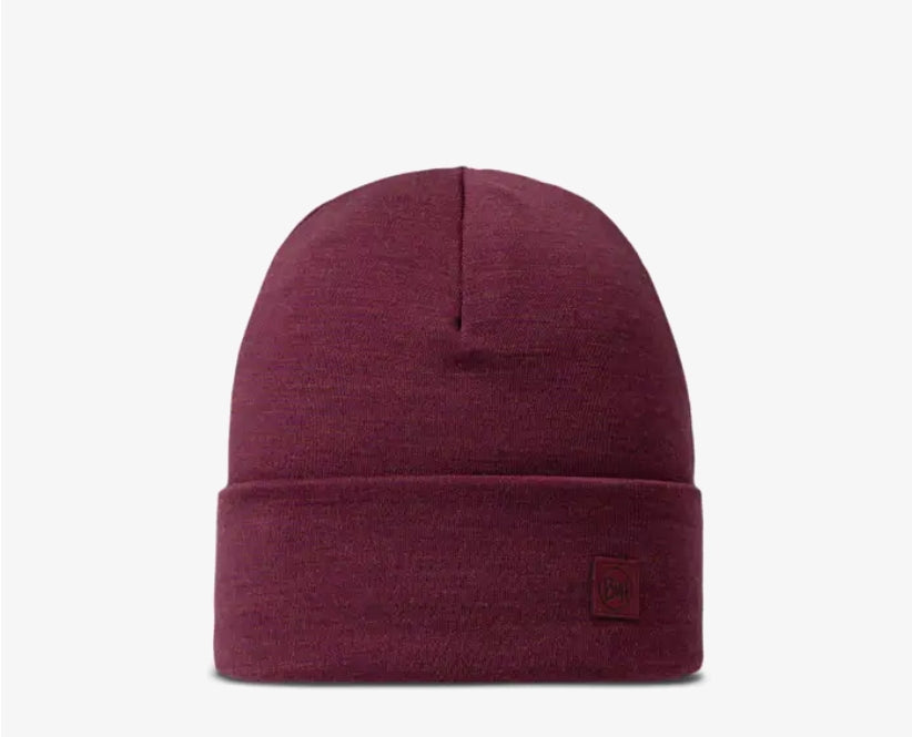 BUFF® Merino Heavyweight Beanie - Solid Tibetan Red