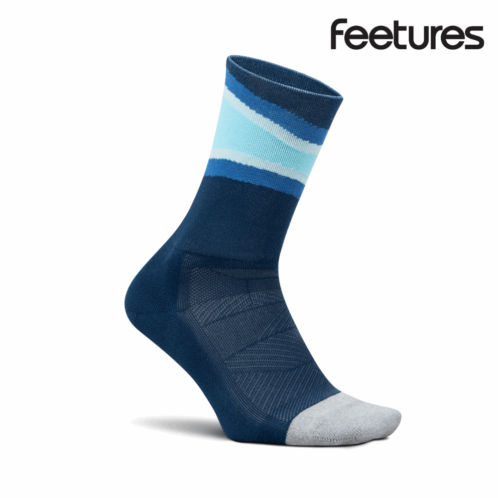 Buy Feetures Active Elite Light Cushion Mini Crew - Blue Bounce for running in Singapore - Running Lab SG
