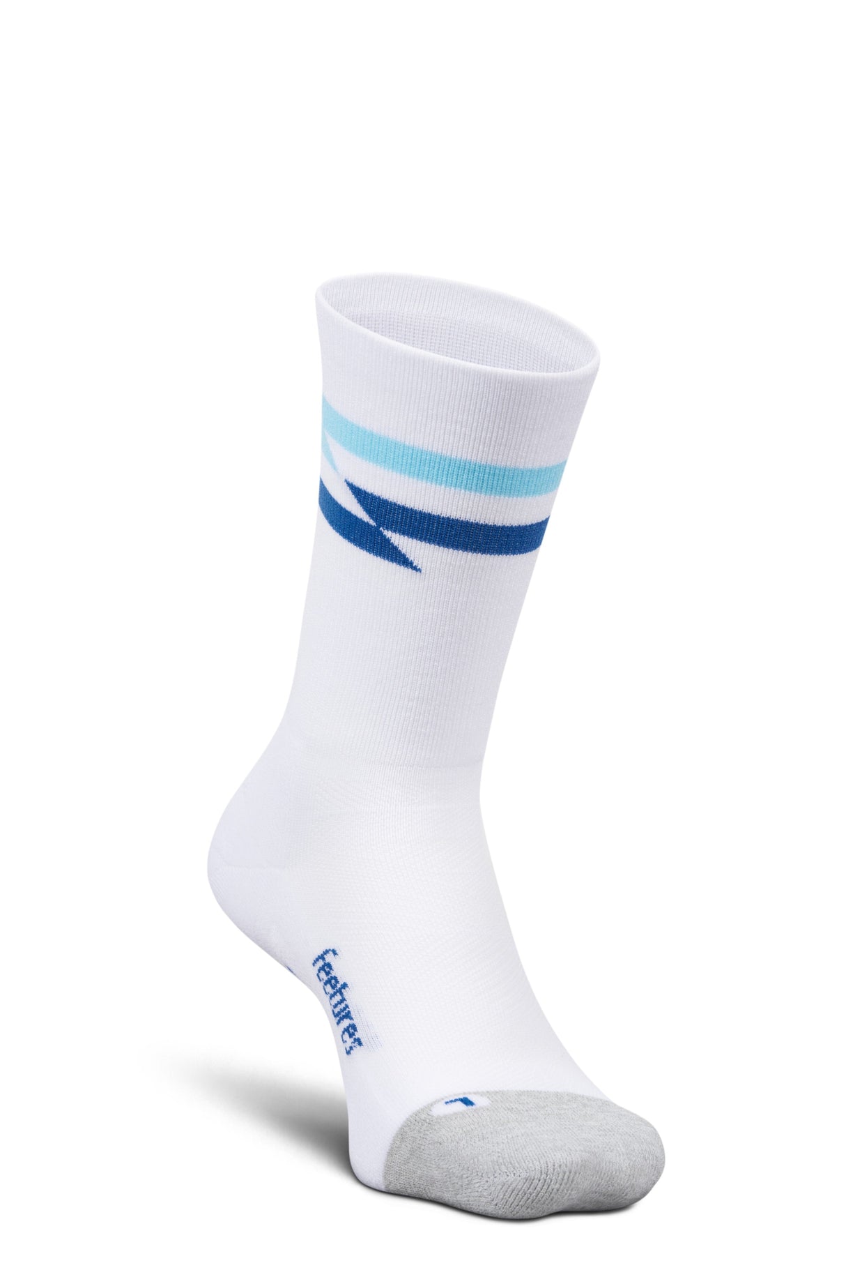 Buy Feetures Active Elite Light Cushion Mini Crew - White Track for running in Singapore - Running Lab SG