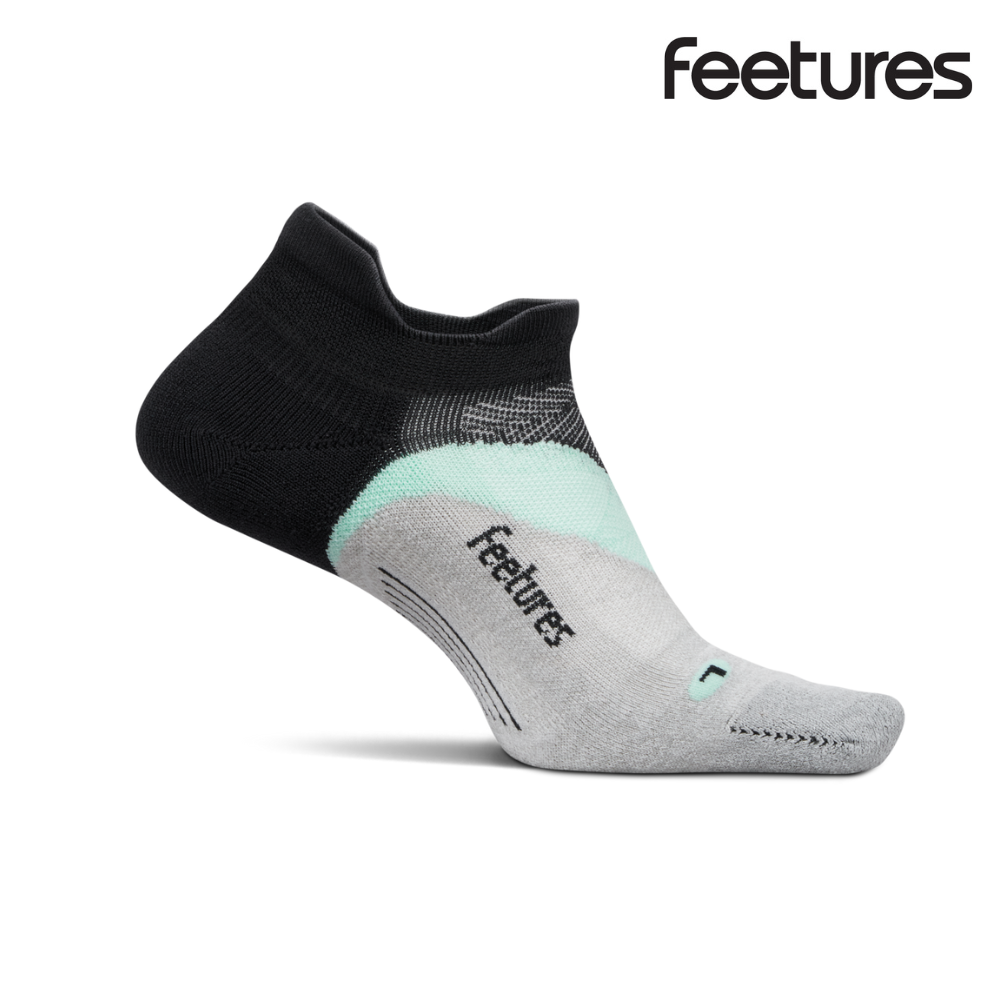 Feetures Active Elite Light Cushion No Show Tab - Mint Chip