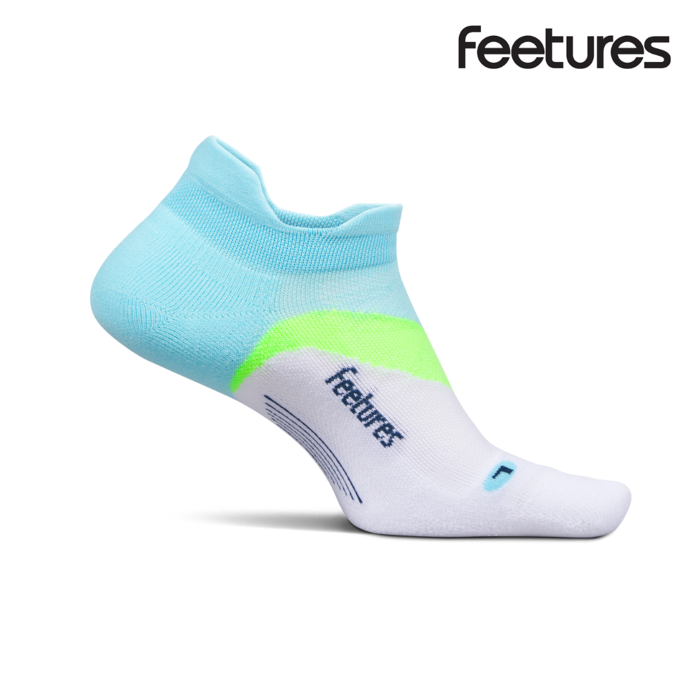 Feetures Active Elite Light Cushion No Show Tab - Cool Plunge