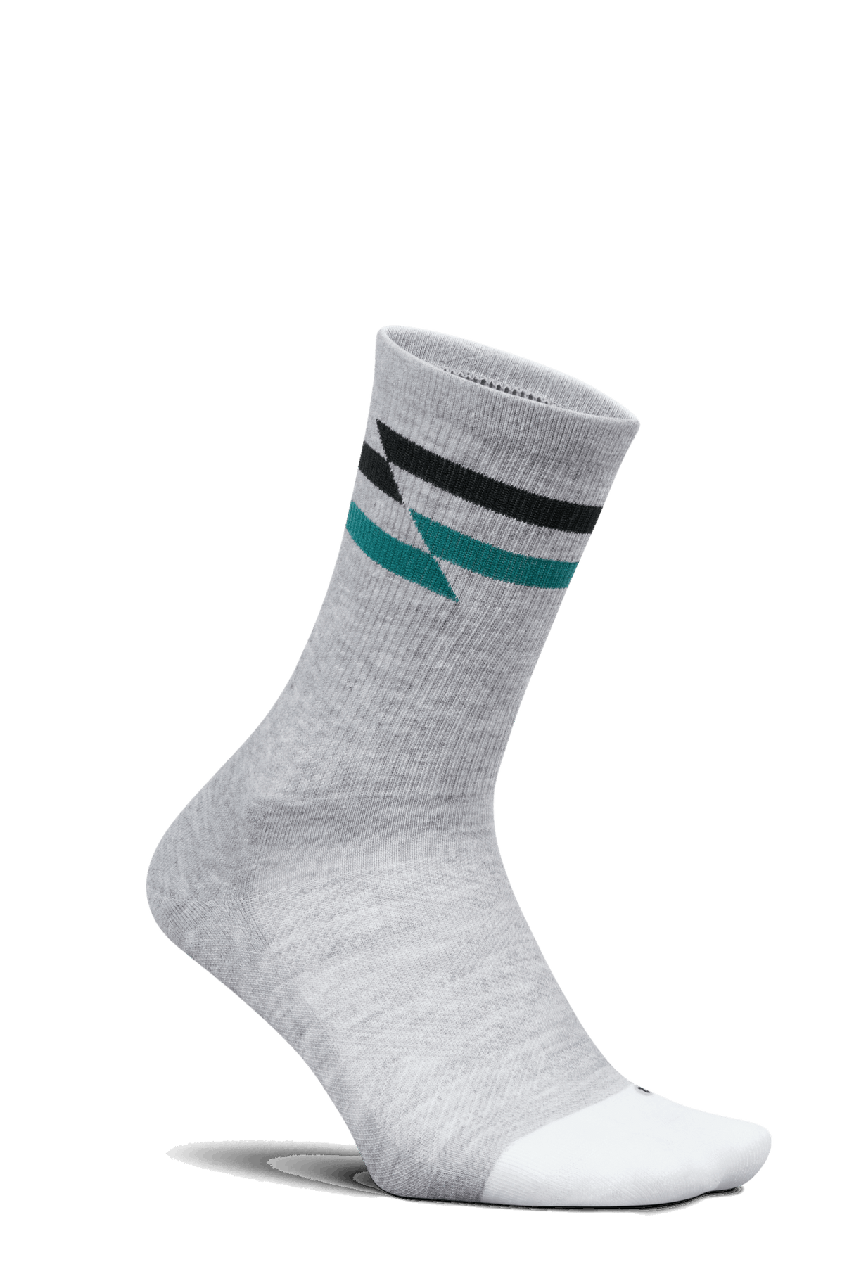 Buy Feetures Active Elite Max Cushion Mini Crew - Gray Track for running in Singapore - Running Lab SG