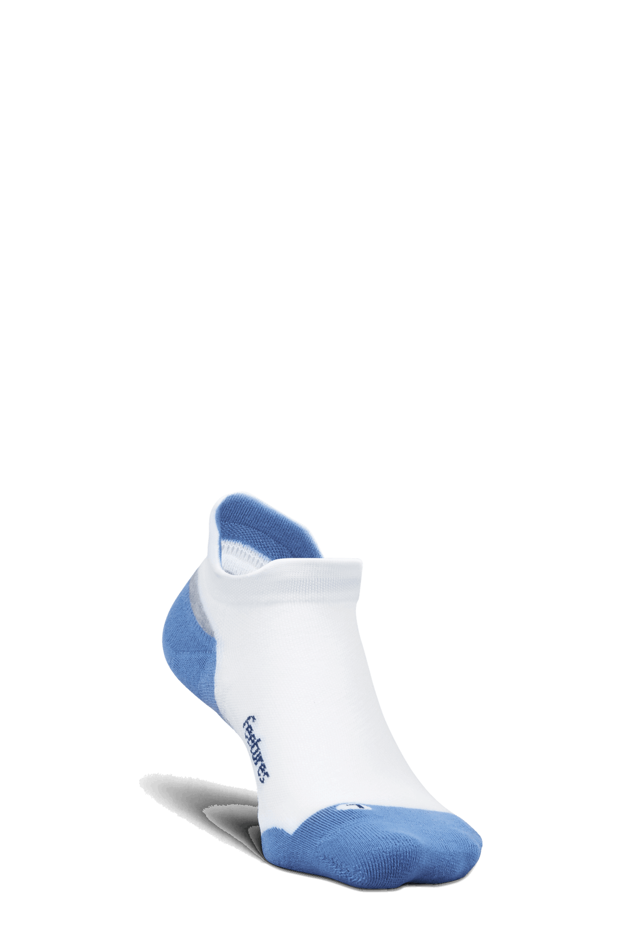 Buy Feetures Active Elite Max Cushion No Show Tab - White Tide for running in Singapore - Running Lab SG