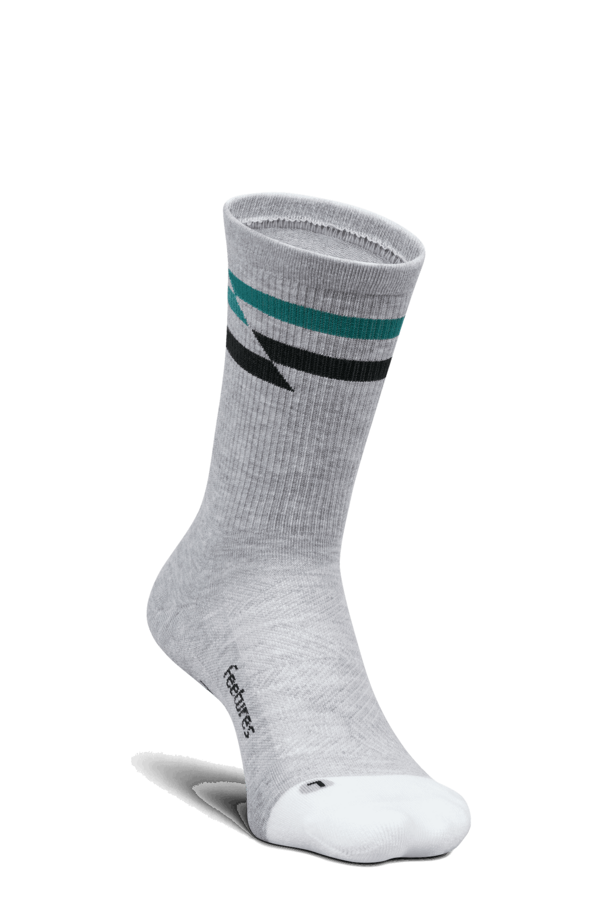 Buy Feetures Active Elite Max Cushion Mini Crew - Gray Track for running in Singapore - Running Lab SG