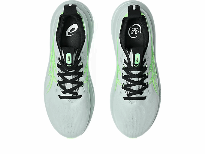 Buy ASICS Men Gel-Nimbus 28 Wide - Cold Moss / Illuminate Green for running in Singapore - Running Lab SG