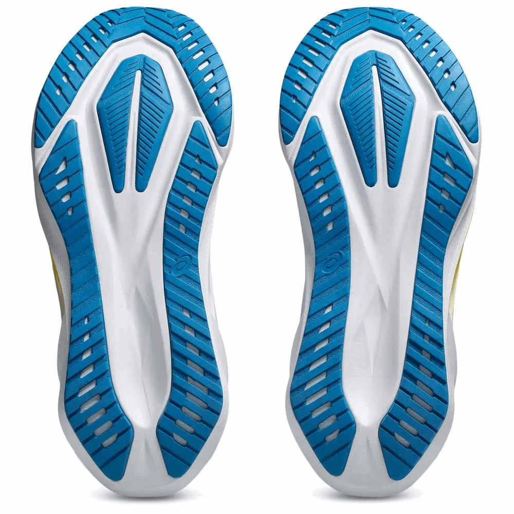 Buy ASICS Men Novablast 5 Wide - Gravel / White for running in Singapore - Running Lab SG