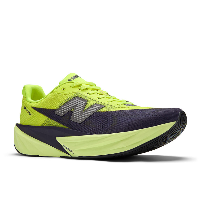 New Balance Men FuelCell Rebel v5 - Alkaline Green / Boysenberry