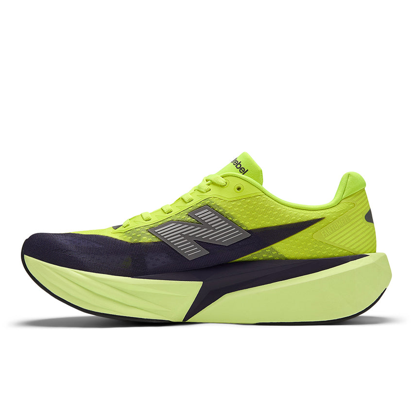 Buy New Balance Men FuelCell Rebel v5 - Alkaline Green / Boysenberry for running in Singapore - Running Lab SG