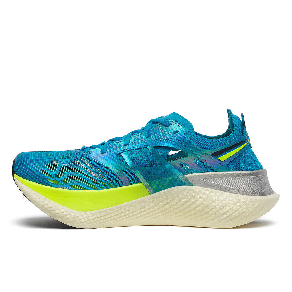 Buy Saucony Men Endorphin Elite - Viziblue / Citron for running in Singapore - Running Lab SG