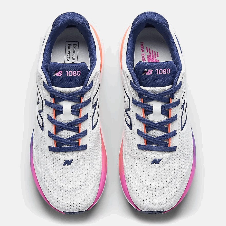 Buy New Balance Women 1080v15 - Glint Blue / Silver Metallic for running in Singapore - Running Lab SG