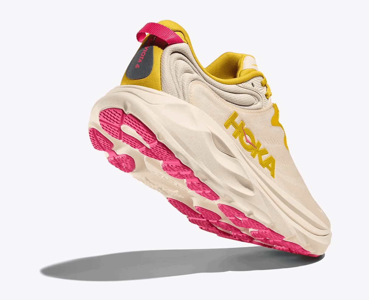Buy HOKA Women Gaviota 6 Wide - Birch / Yellow Gold for running in Singapore - Running Lab SG