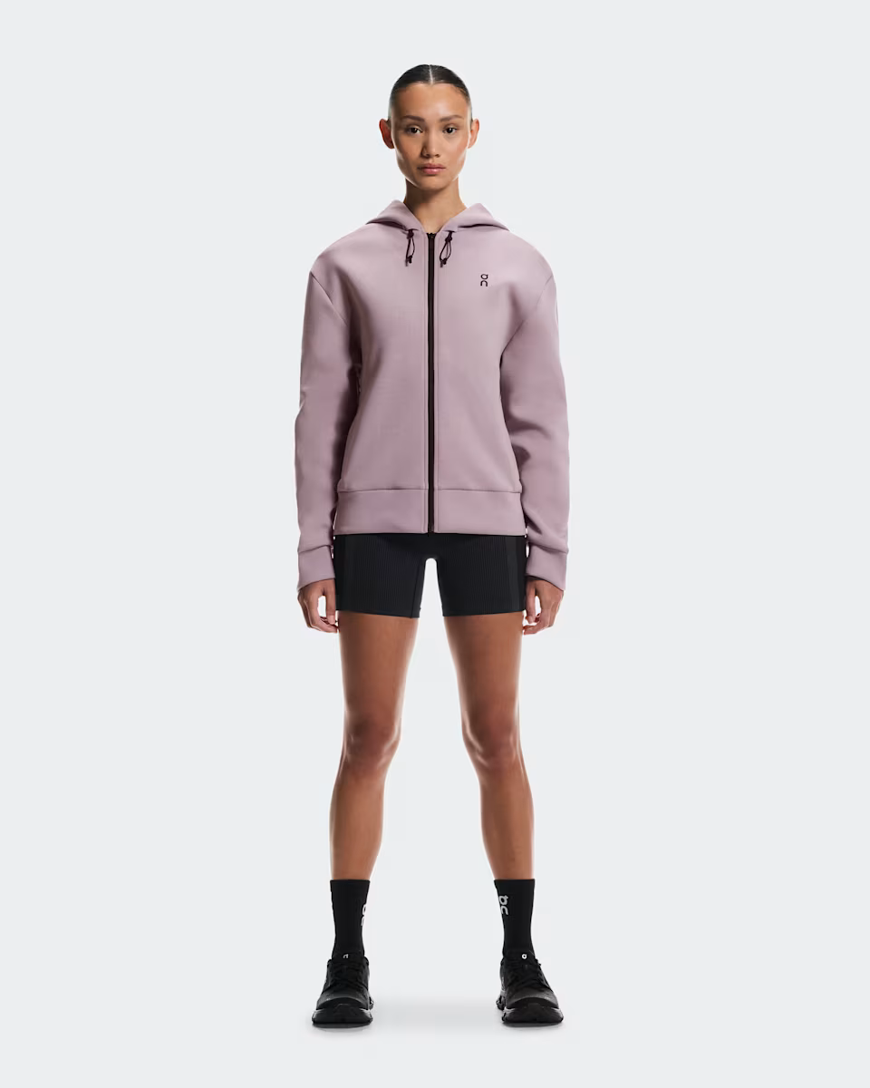 Buy On Women Focus Tech Zip Hoodie - Heron for running in Singapore - Running Lab SG