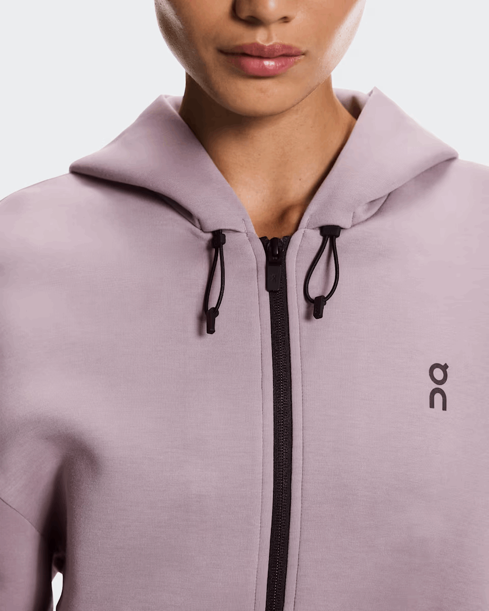 Buy On Women Focus Tech Zip Hoodie - Heron for running in Singapore - Running Lab SG