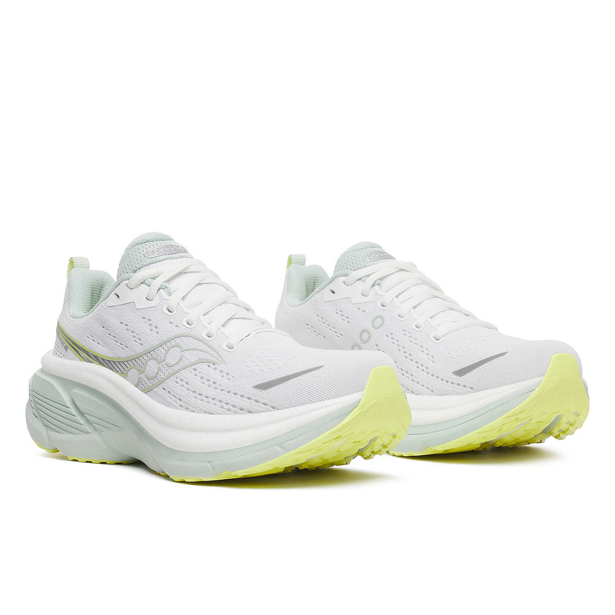 Buy Saucony Women Hurricane 25 Wide - White / Mist for running in Singapore - Running Lab SG