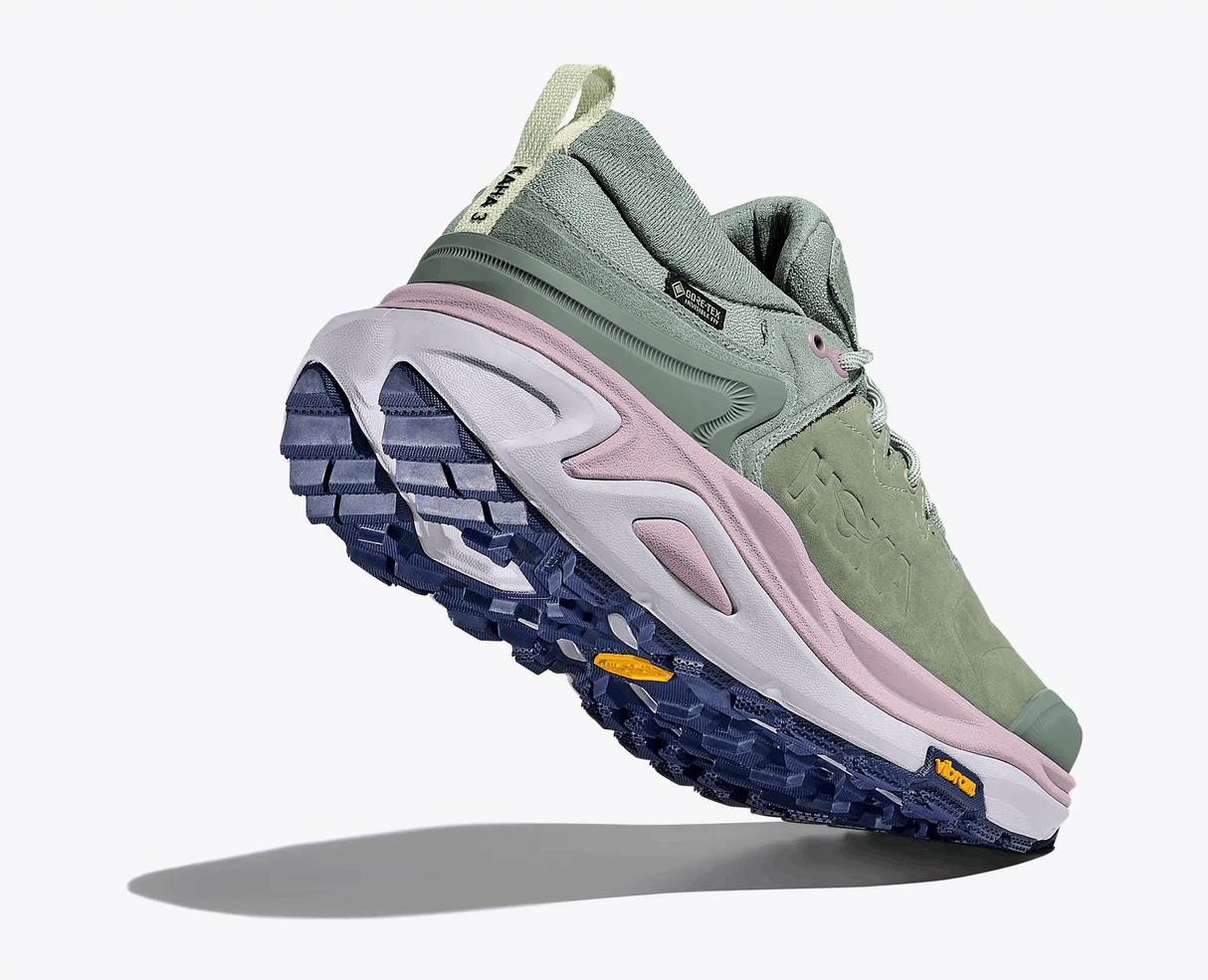 Buy HOKA Women Kaha 3 Low GTX - Rosemary / Ambient Blue for running in Singapore - Running Lab SG