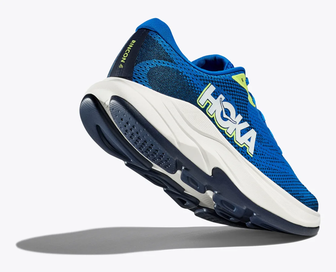 Buy HOKA Men Rincon 4 Wide - Electric Cobalt / Varsity Navy for running in Singapore - Running Lab SG