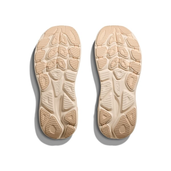 Buy HOKA Women Clifton 10 Wide - Vanilla / Birch for running in Singapore - Running Lab SG