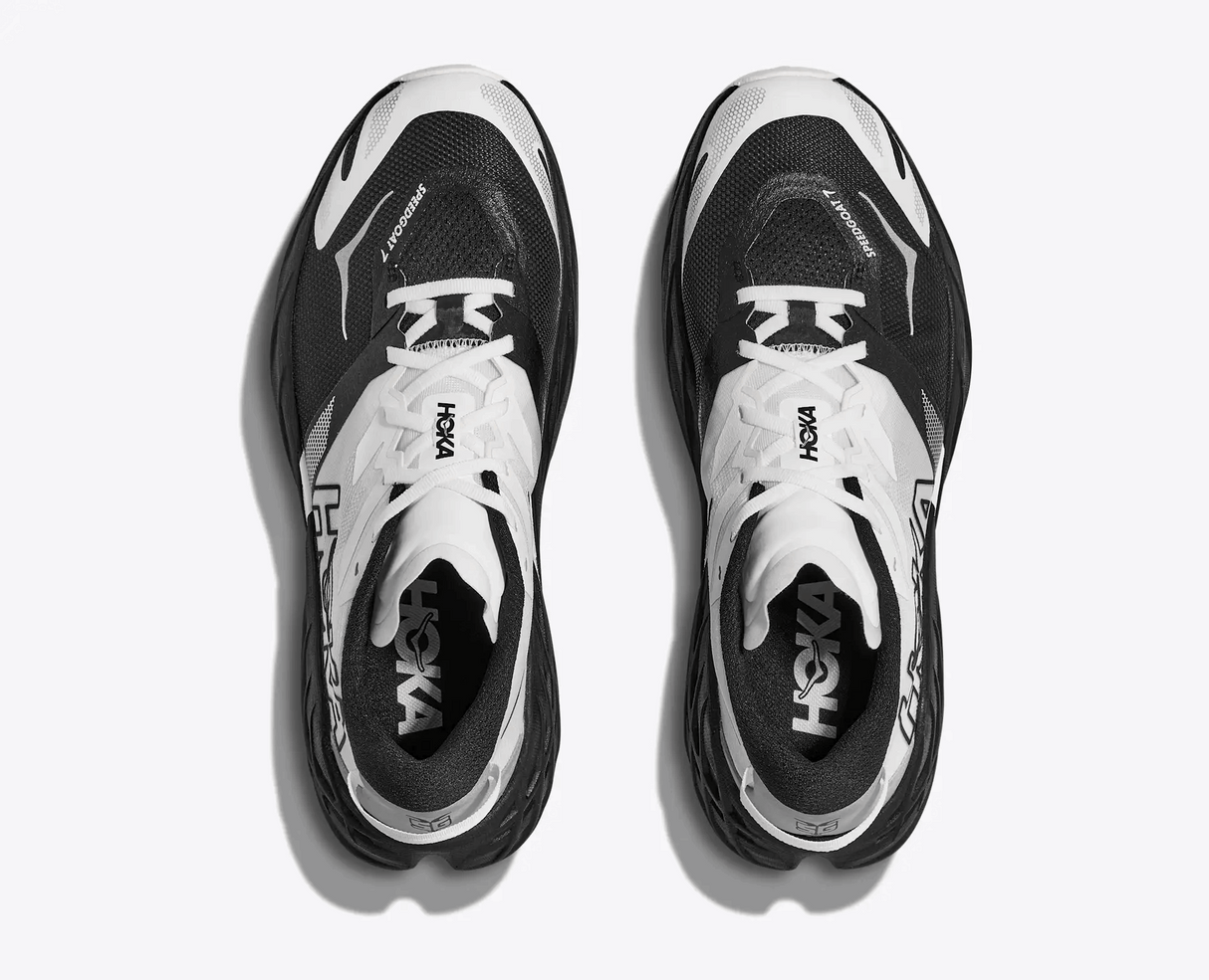 Buy HOKA Men Speedgoat 7 Wide - Black / White for running in Singapore - Running Lab SG
