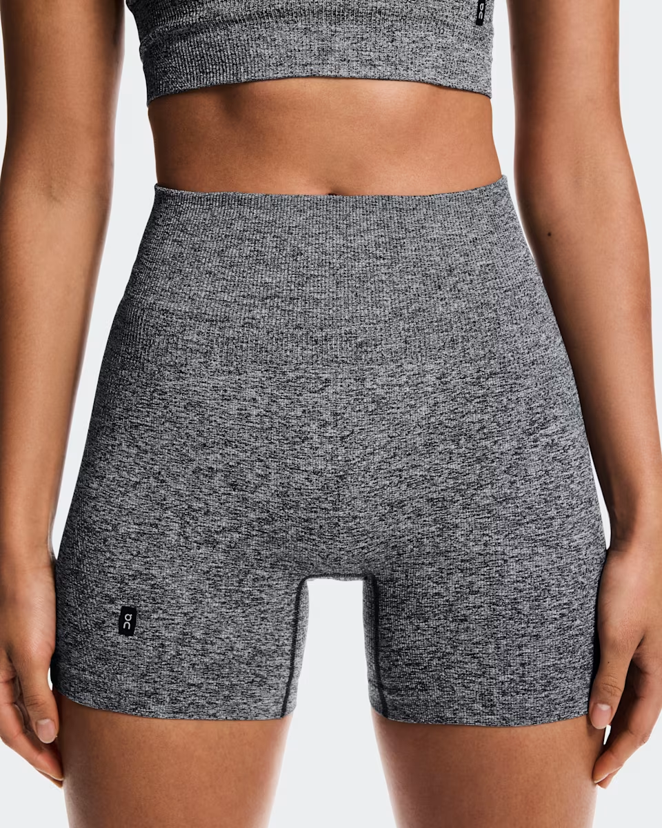 Buy On Women Studio Knit Shorts - Graphite / Heather for running in Singapore - Running Lab SG
