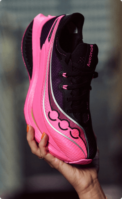 Buy Saucony Women Endorphin Pro 5 - Black / Shock for running in Singapore - Running Lab SG