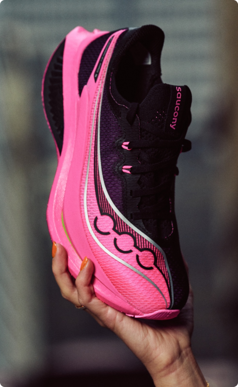 Buy Saucony Women Endorphin Pro 5 - Black / Shock for running in Singapore - Running Lab SG