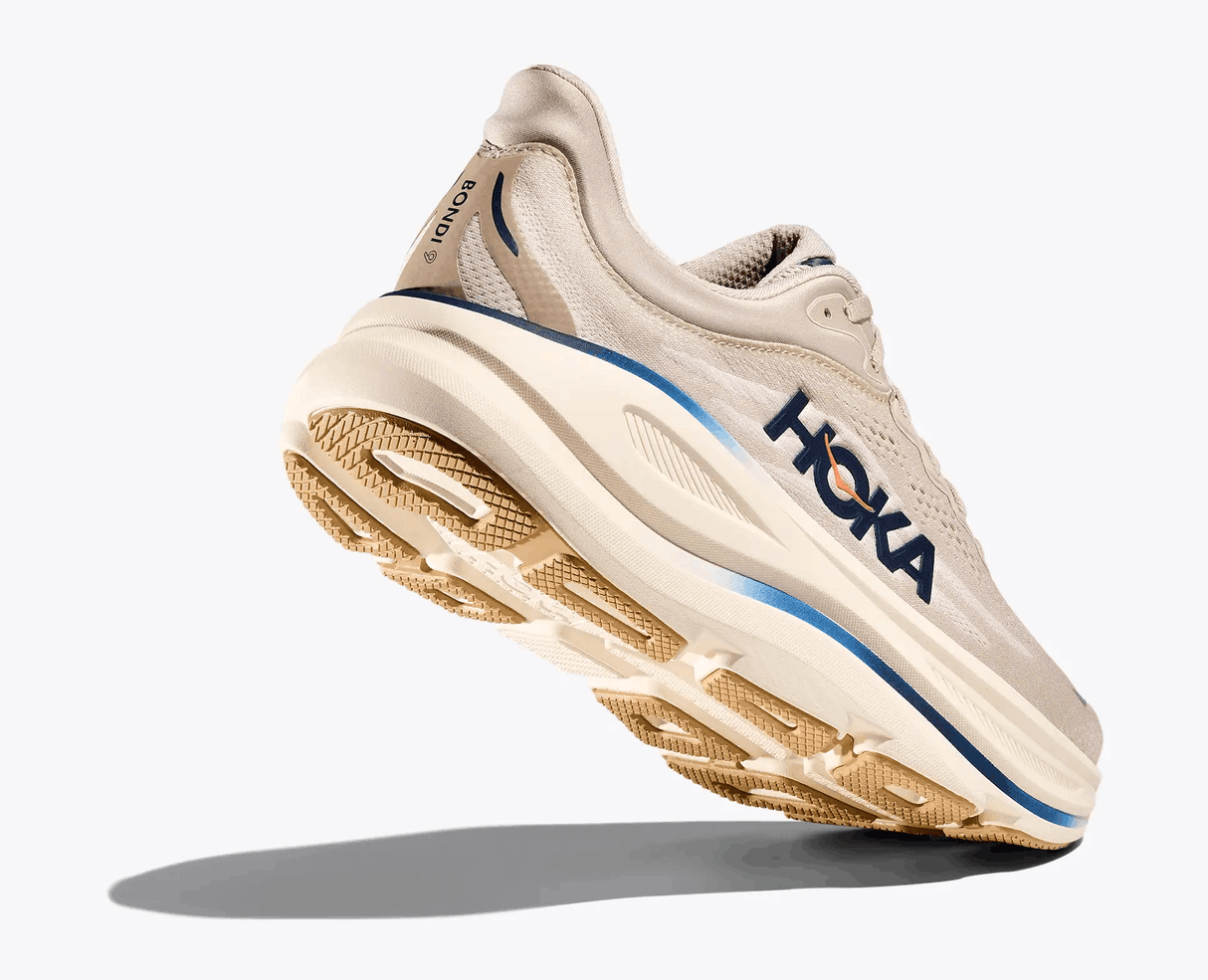 Buy HOKA Men Bondi 9 Wide - Stucco / Grout for running in Singapore - Running Lab SG