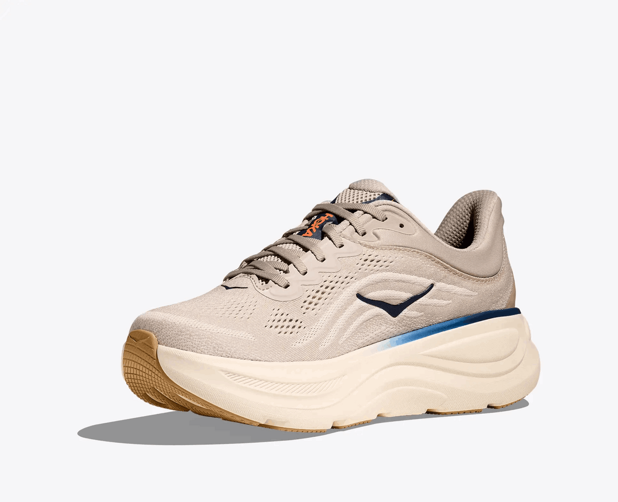Buy HOKA Men Bondi 9 Wide - Stucco / Grout for running in Singapore - Running Lab SG
