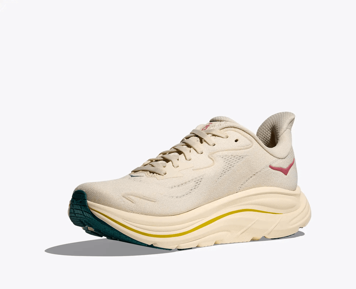 Buy HOKA Women Clifton 10 Wide - Birch / Alabaster for running in Singapore - Running Lab SG