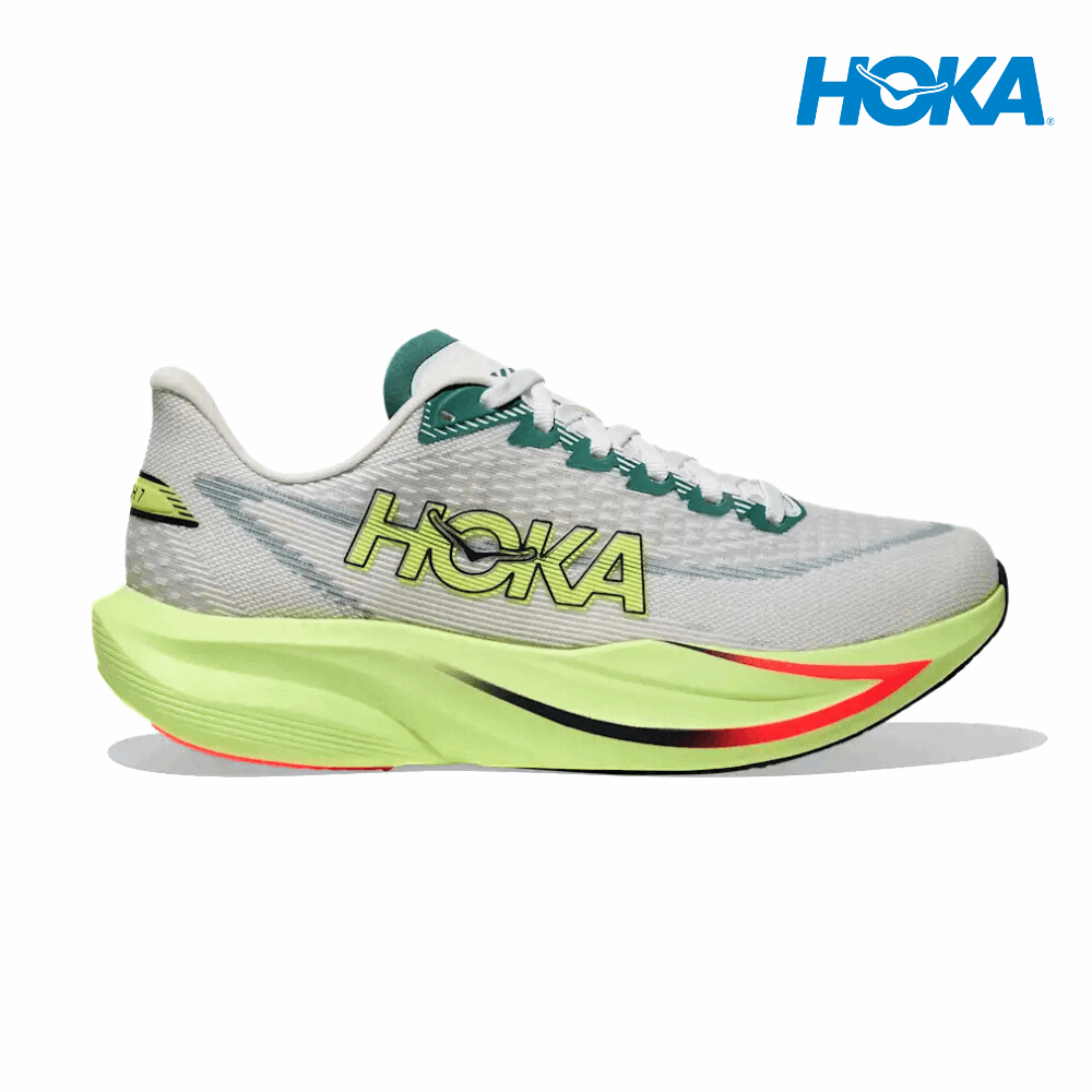 Buy HOKA Men Mach 7 Wide - Frost / Neon Yuzu for running in Singapore - Running Lab SG